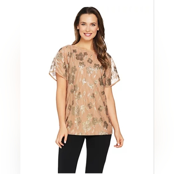 BOB MACKIE Wearable Art Blouse - Picture 1 of 12